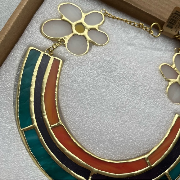 Natural Life - Stained Glass Window Hanging - Daisy Rainbow Smiley Face - Picture 5 of 5